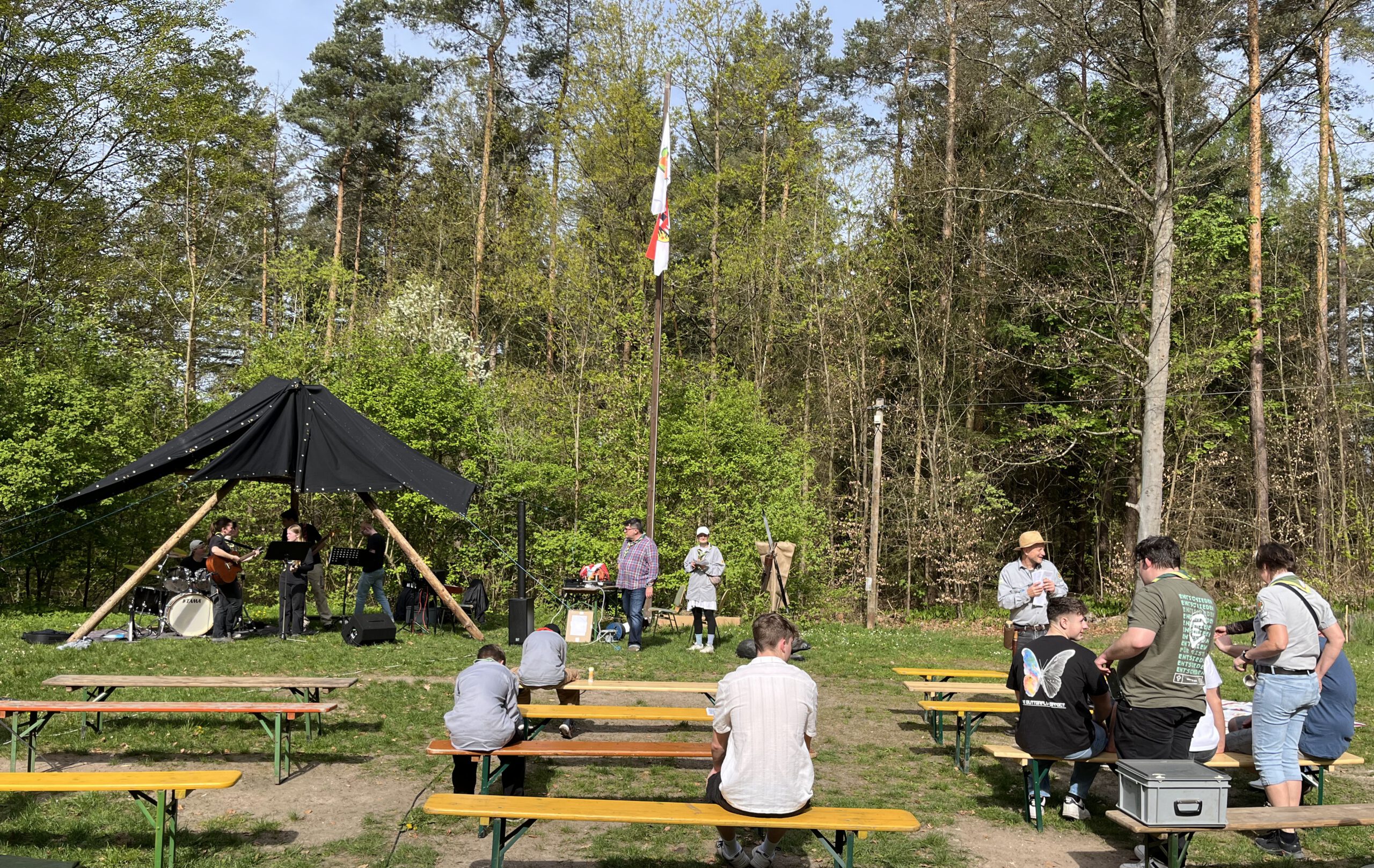 Gemeindegottesdienst auf der Base